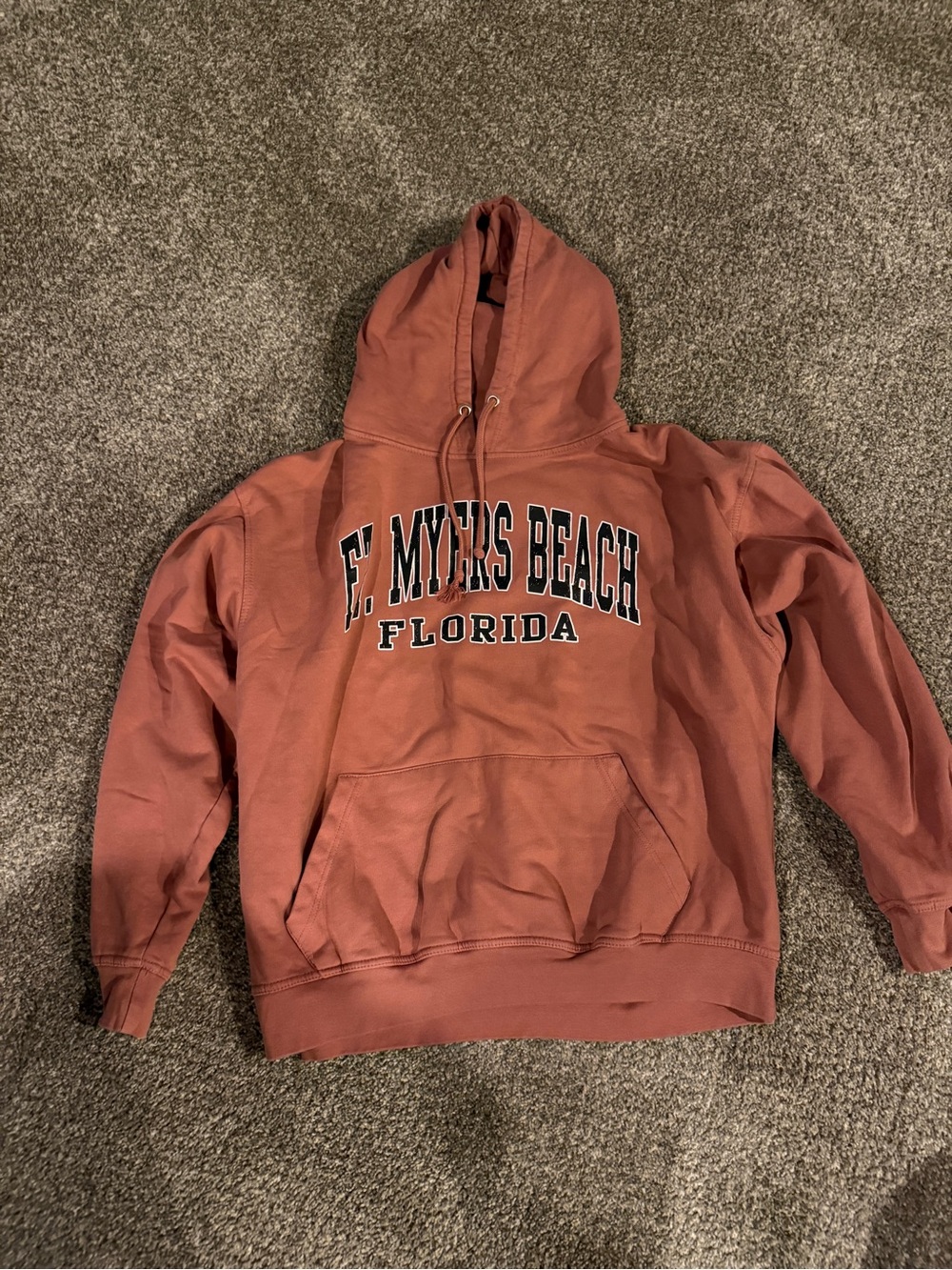 Ft. Myers Beach Florida Hoodie - Dusty Rose